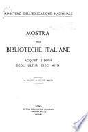 Mostra delle biblioteche italiane