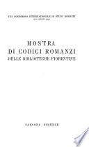 Mostra di codici romanzi delle biblioteche fiorentine