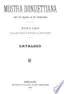 Mostra Donizettiana dal 22 Agosto al 22 Settembre