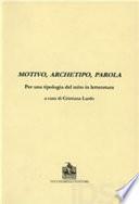 Motivo, archetipo, parola