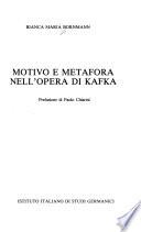 Motivo e metafora nell'opera di Kafka
