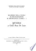 Munera a Gioia Rosa De Luca