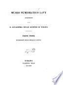 Museo numismatico Lavy appartenente alla R. Academia delle scienze di Torino