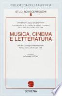 Musica, cinema e letteratura
