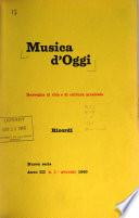 Musica d'oggi
