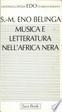 Musica e letteratura nell'Africa nera