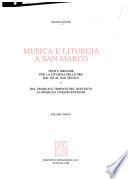 Musica e liturgia a San Marco
