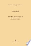 Musica, e non solo. Scritti (2011-2020)