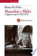 Mussolini e Hitler