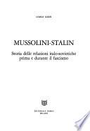 Mussolini-Stalin