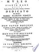 Mvseo Di Piante Rare Della Sicilia, Malta, Corsica, Italia, Piemonte, E Germania