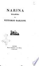 Narina dramma di Vittorio Barzoni