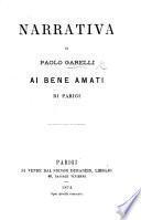 Narrativa ... ai bene amati di Parigi