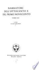 Narratori dell'Ottocento e del primo Novecento