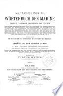 Nautisch-technisches Wörterbuch der Marine