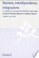Nazione, interdipendenza, integrazione