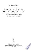 Nazioni ed Europa nell'età delle masse