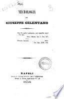 Necrologia di Giuseppe Celentano Francesco Celentano