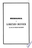Necrologia di Lorenzo Dufour al di lui figlio Maurizio [Giuseppe Giacinto Parodi]