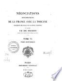Négociations diplomatiques de la France avec la Toscane