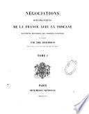 Négociations diplomatiques de la France avec la Toscane