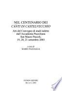 Nel centenario dei Canti di Castelvecchio