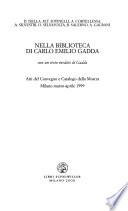 Nella biblioteca di Carlo Emilio Gadda