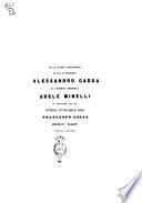 Nella fausta circostanza in cui l'avvocato Alessandro Gadda e l'egregia donzella Adele Minelli si giuravano all'ara eterna inviolabile fede Francesco Gioja emigrato romano