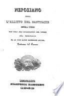 Nepoziano ossia l'allievo del santuario opera utile non solo agli ecclesiastici che vivono nel seminario ma ad ogni altro sacerdote ancora