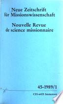 Neue Zeitschrift für Missionswissenschaft