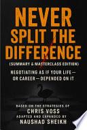 Never Split the Difference (Book Summary)