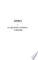 Newman e la religione cattolica in Inghilterra ovvero l'Oratoris Inglese