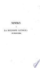 Newman e la religione cattolica in Inghilterra ovvero l'Oratoris Inglese