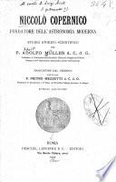 Niccolò Copernico, fondatore dell'astronomia moderna