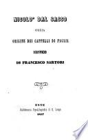 Nicolo dal Sasso ossia origine dei cappelli di paglia