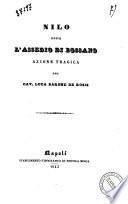 Nilo, ossia L'assedio di Rossano azione tragica del cav. Luca barone De Rosis