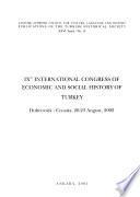 Ninth International Congress of Economic and Social History of Turkey