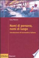 Nomi di persona, nomi di luogo