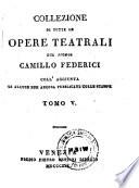 Non Contar gli Anni a una Donna, commedia in cinque atti