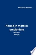 Norme in materia ambientale - Volume 2