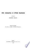 Nota biografica di Ettore Majorana