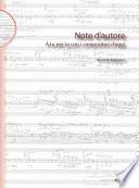Note d'autore. A tu per tu con i compositori d'oggi