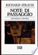 Note di passaggio. Riflessioni e ricordi