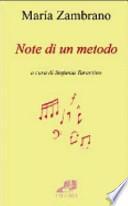 Note di un metodo