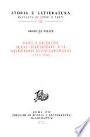 Note e ricerche sugli Illuminati et il misticismo rivoluzionario (1789-1800)