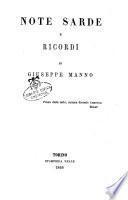 Note sarde e ricordi