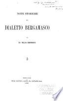 Note storiche sul dialetto bergamasco