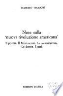 Note sulla Nuova rivoluzione americana