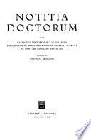 Notitia doctorum