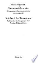 Notizbuch der Wasserrosen